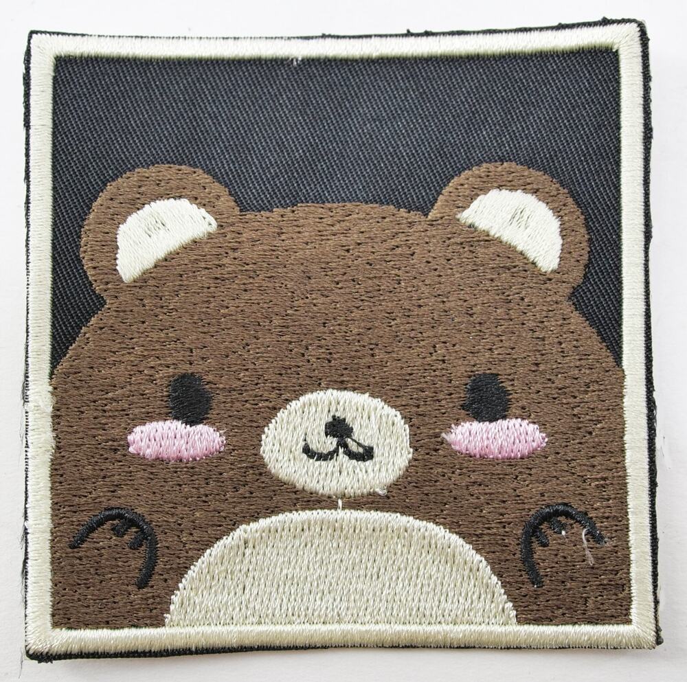 Patch Embroidery Bear Adorable Cute Patch IRON-ON (3" x 3" Inches)
